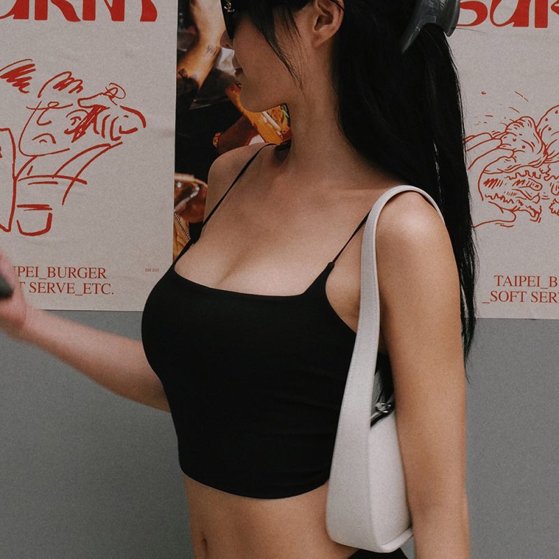 essential seamless bra toppush up彈力邊邊bra top