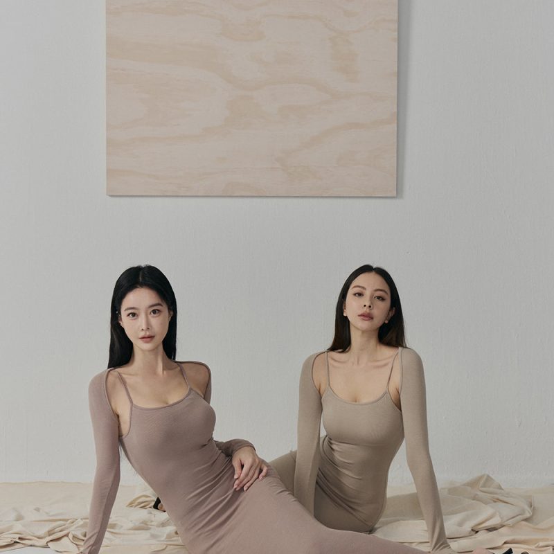 elegant rib knit shrug螺紋小罩衫