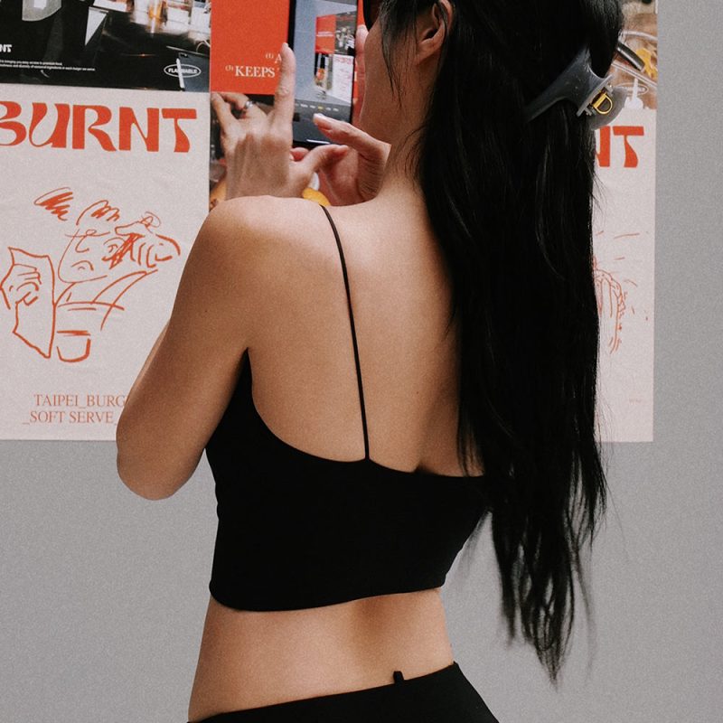 essential seamless bra toppush up彈力邊邊bra top