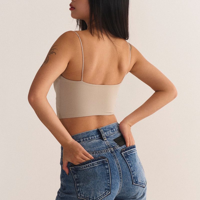 essential seamless bra toppush up彈力邊邊bra top