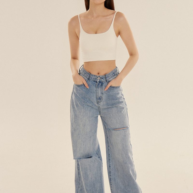 essential t shirt bra top顯瘦雲朵感bra top