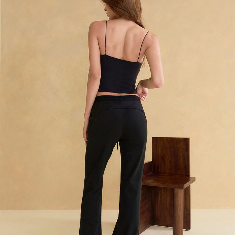 mumm soft ruched spaghetti strap bratop奶蓋集中聚攏細肩bratop