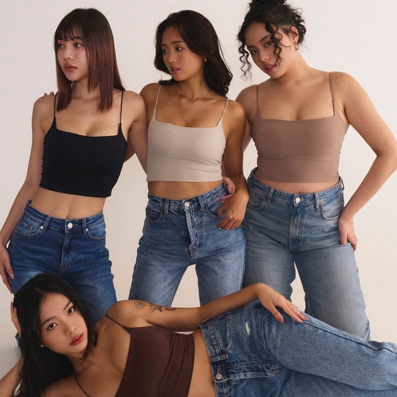 essential seamless bra toppush up彈力邊邊bra top