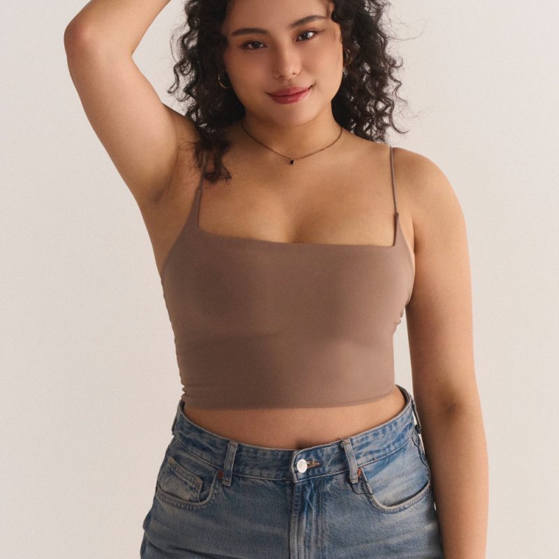 essential seamless bra toppush up彈力邊邊bra top