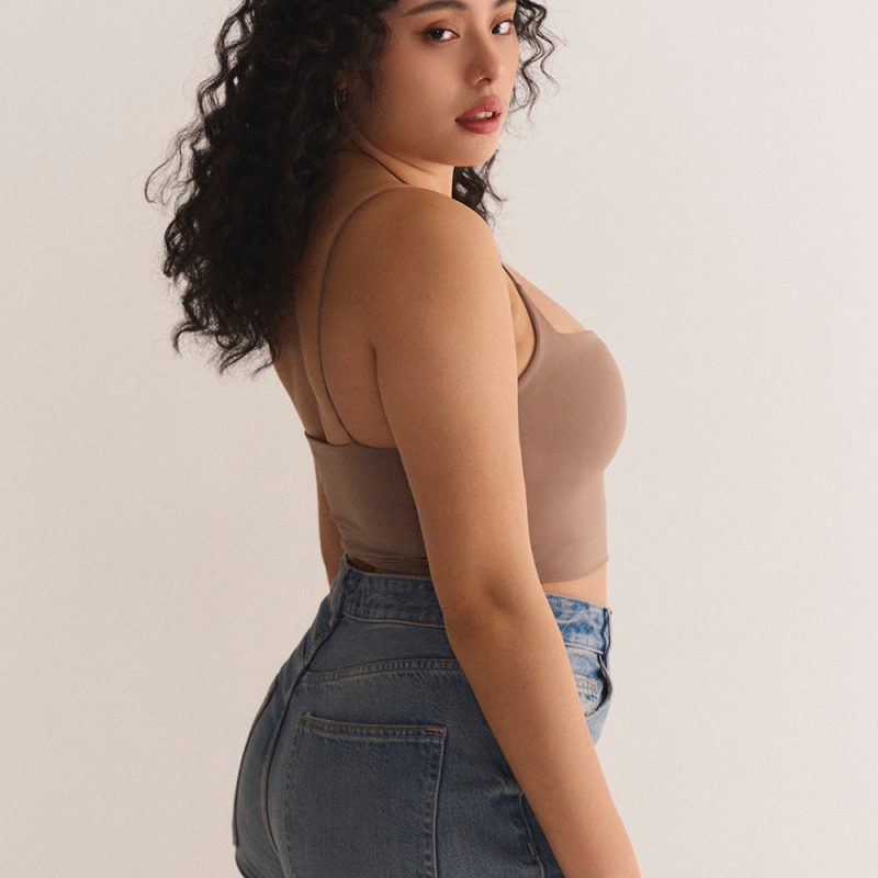 essential seamless bra toppush up彈力邊邊bra top