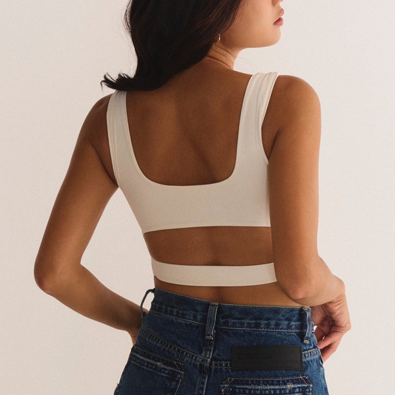 essential back line bra top運動集中寬肩帶bratop