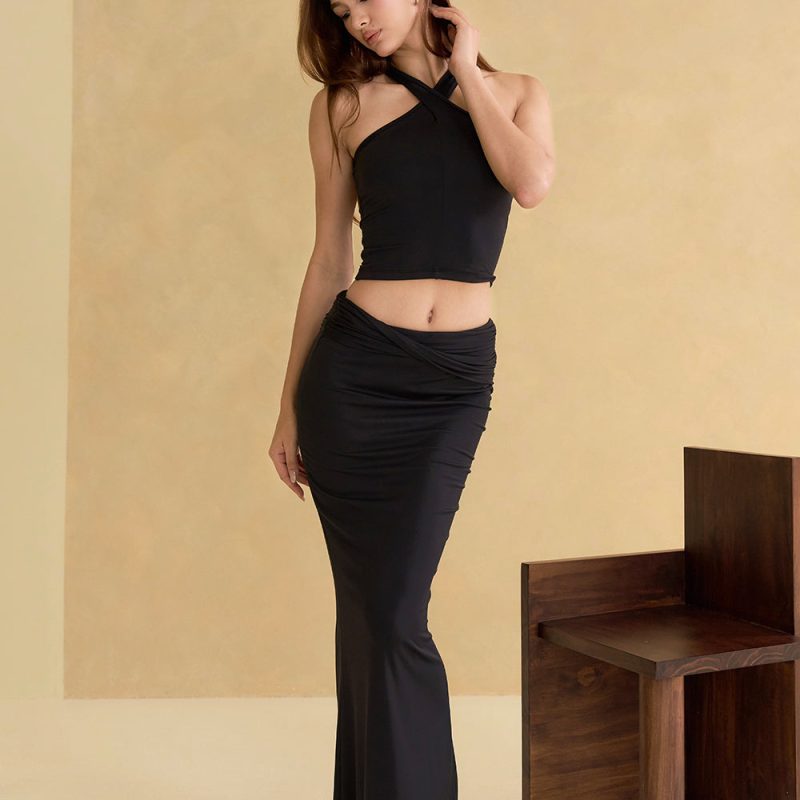 mumm soft twist halter bratop奶蓋兩穿交叉繞脖bratop