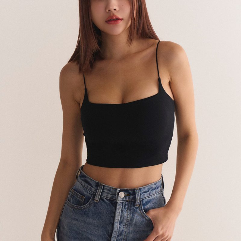 essential seamless bra toppush up彈力邊邊bra top