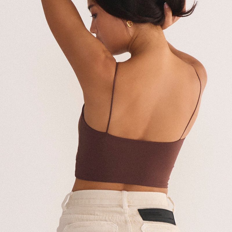 essential seamless bra toppush up彈力邊邊bra top