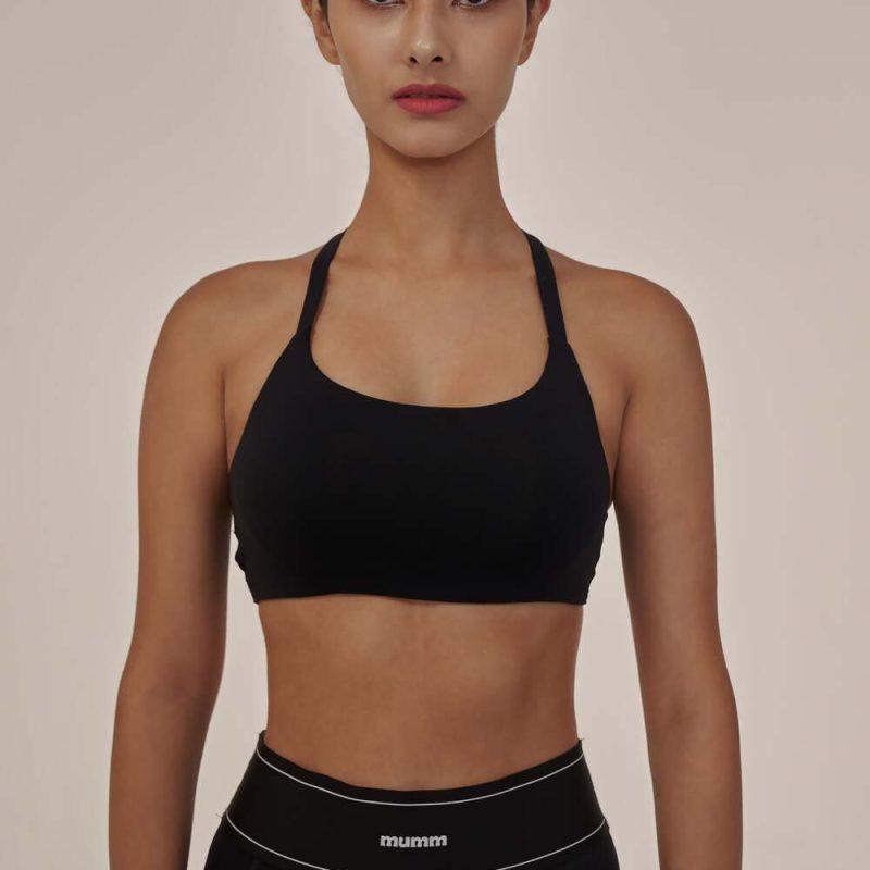 elastic cross back bra top 高彈 4cm 織帶交叉美背 bratop