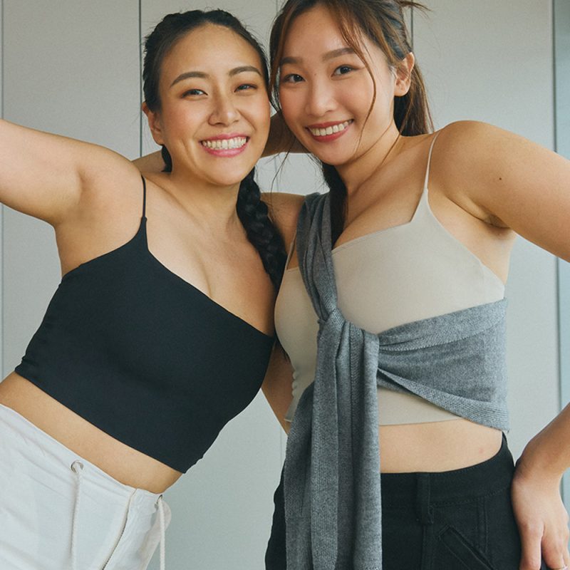 essential seamless bra toppush up彈力邊邊bra top