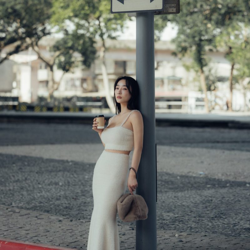 faux fur mermaid skirt (水貂毛感魚尾裙)