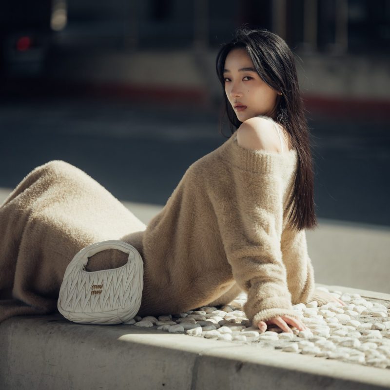 faux fur mermaid skirt (水貂毛感魚尾裙)