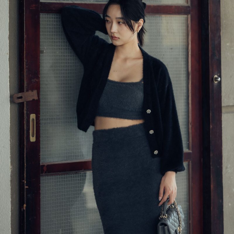 faux fur mermaid skirt (水貂毛感魚尾裙)