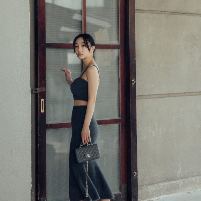 faux fur mermaid skirt (水貂毛感魚尾裙)