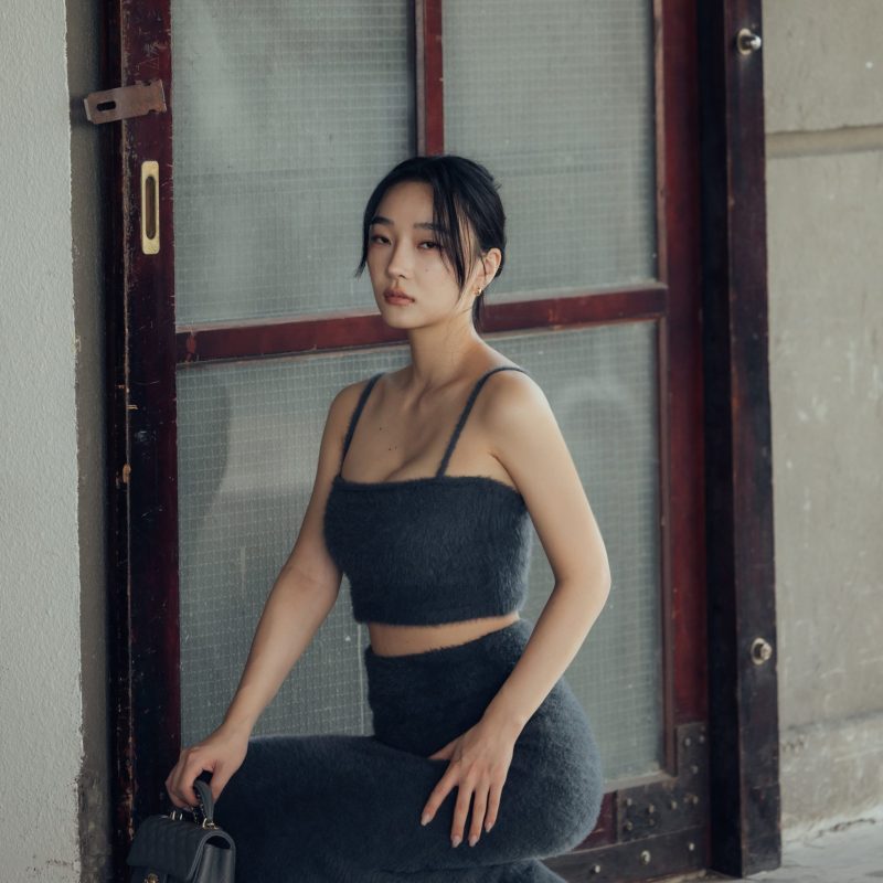 faux fur mermaid skirt (水貂毛感魚尾裙)