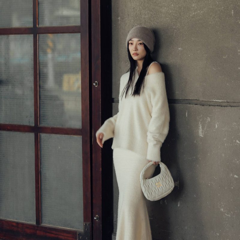 faux fur mermaid skirt (水貂毛感魚尾裙)