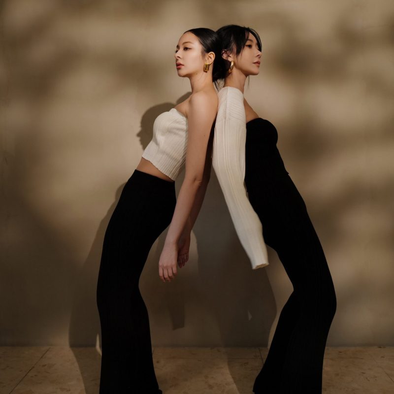 wide ribbed knit shrug坑條針織罩衫 【白s】