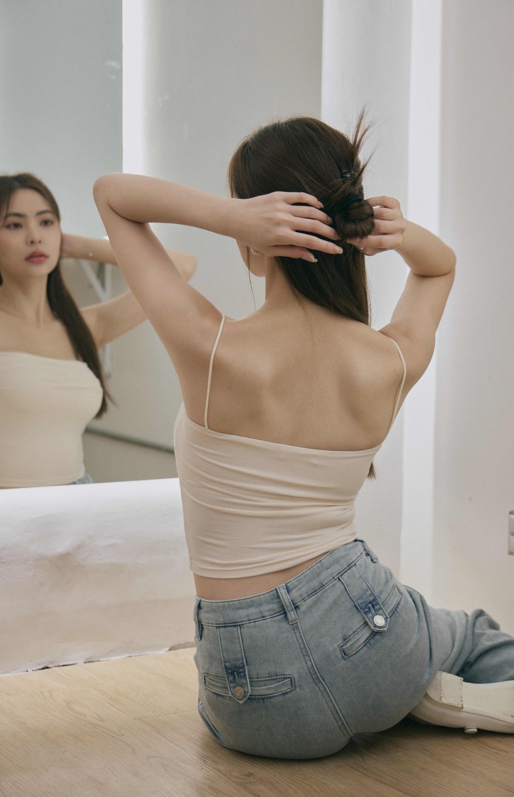 scratched strap bra top<br/>藏肚收腰push up bra top scratched strap bra top藏肚收腰push up bra top