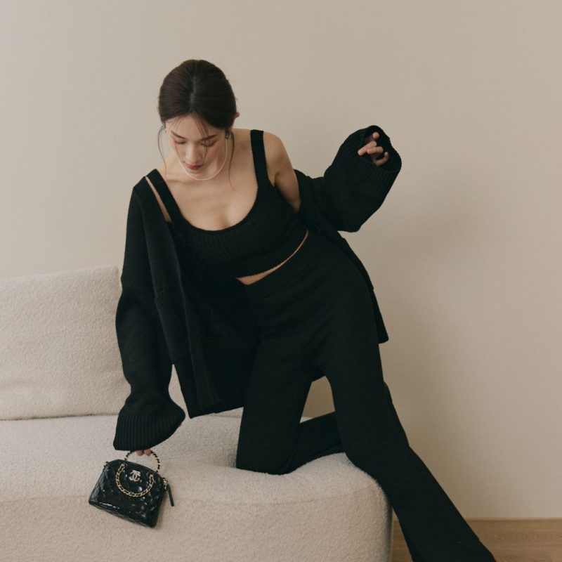 soft skin v neck cardigan親膚粗針v領外套