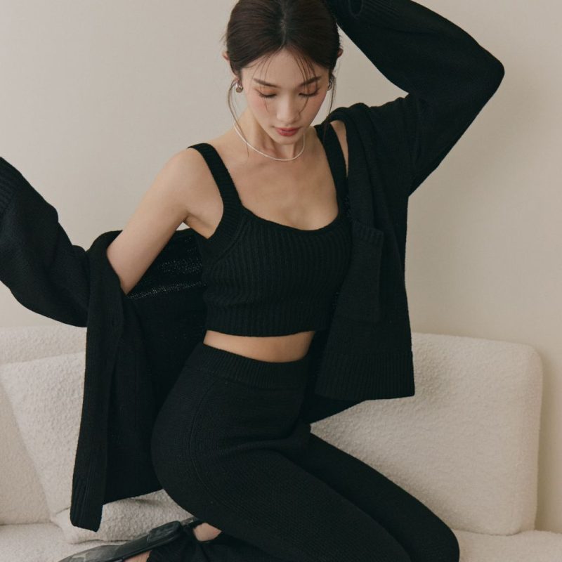 soft skin v neck cardigan親膚粗針v領外套