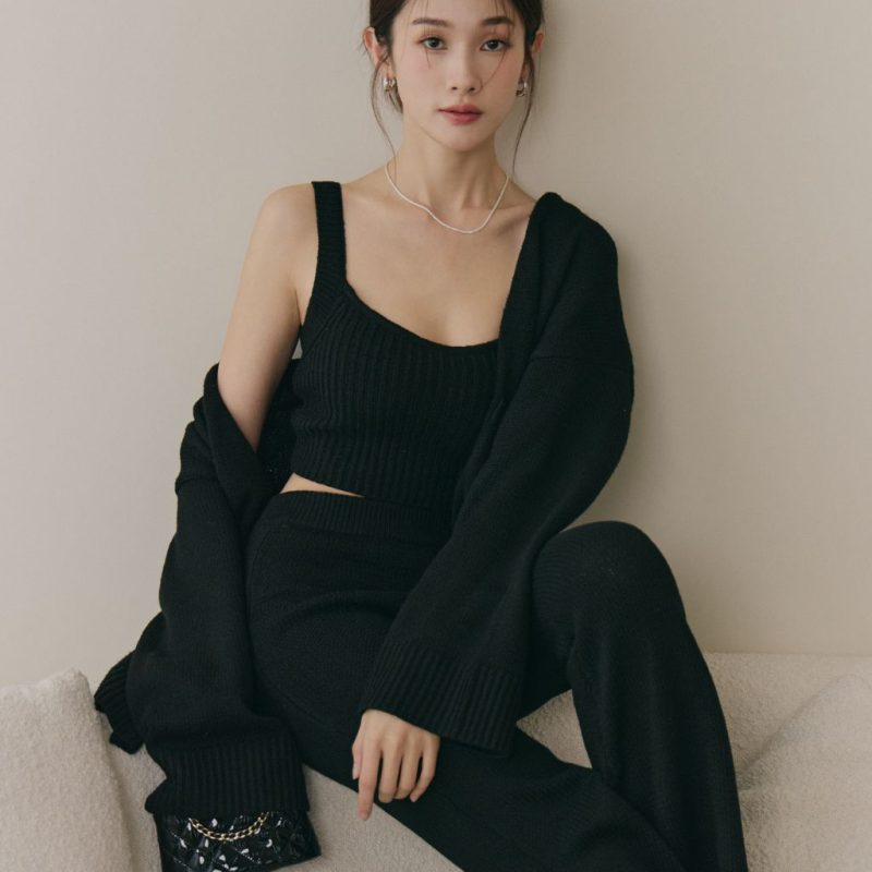 soft skin v neck cardigan親膚粗針v領外套