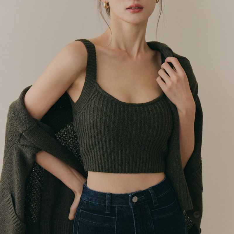 soft skin v neck cardigan親膚粗針v領外套